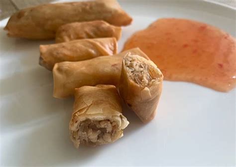 Easiest Way To Cook Yummy Thai Minced Pork Spring Rolls My Simple Recipes