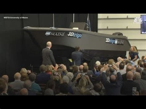 The First D Printed Boat Built By The World S Largest D Printer