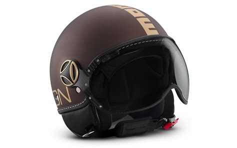 Momo Design Casco Moto Fgtr Rosso Ciliegia Lucido Silver