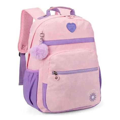 Mochila Kika Rosa - Mochila Escolar Infantil Kk24m14 Rosa - Kika | MadeiraMadeira