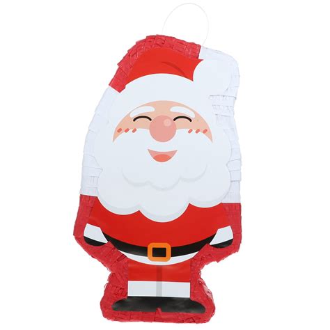 Santa Clause Shaped Pinata Christmas Party Pinata Decor Candy Filled Photo Prop