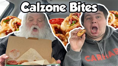 New Calzone Bites From Papa Johns Restaurant Junkies Youtube