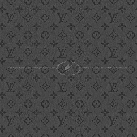 Louis Vuitton Black Leather Pbr Texture Seamless 22089