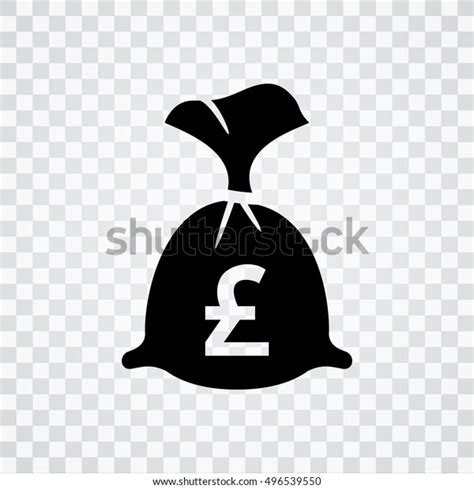 English Pound Money Bag Icon Pound Stock Vector Royalty Free