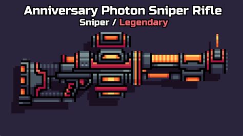 Pixel Gun 3D Weapon Concept: Anniversary Photon Sniper Rifle (stats and ...