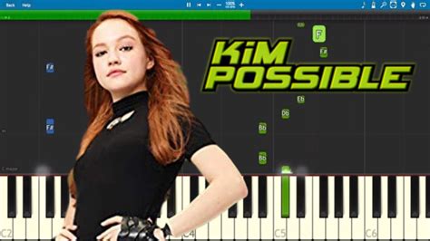 Call Me Beep Me Piano Tutorial Kim Possible 2019 Theme Song YouTube