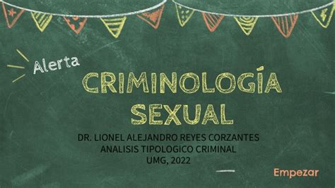 Criminología Sexual