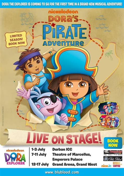 An Advertisement For Doras Pirate Adventure