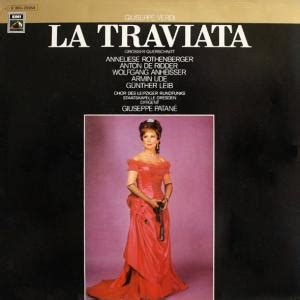 La Traviata Grosser Querschnitt In Deutscher Sprache LP 1972 Re