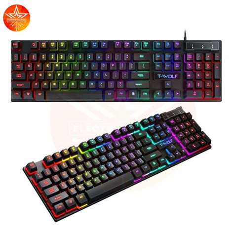 Electronic Star T20 T Wolf Rainbow Backlight Wired Mechanical Gaming