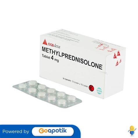 Jual Methylprednisolone Mg Ogb Dexa Medica Box Tablet Di Seller