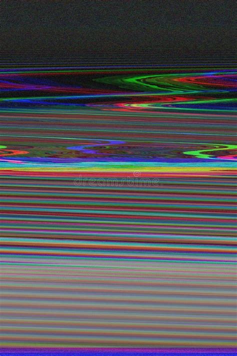 Glitch Rainbow Background. Wallpaper Illustration Of Screen Error. Digital Pixel Noise Abstract ...