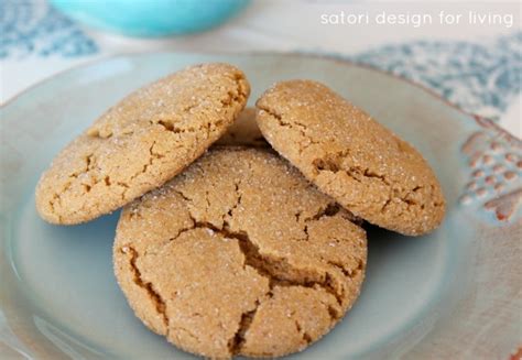 Soft And Chewy Ginger Cookies Oh So Good Satori Design For Living