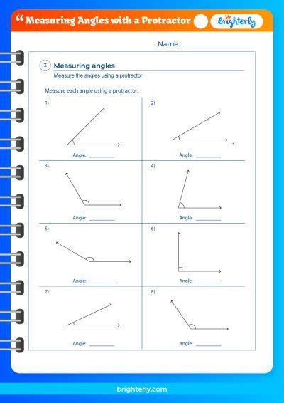 Measuring Angles Using A Protractor Worksheet Measuring Angles With Protractor Worksheet