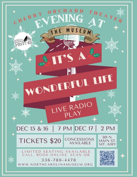 It S A Wonderful Life Live Radio Play Mayberry NC