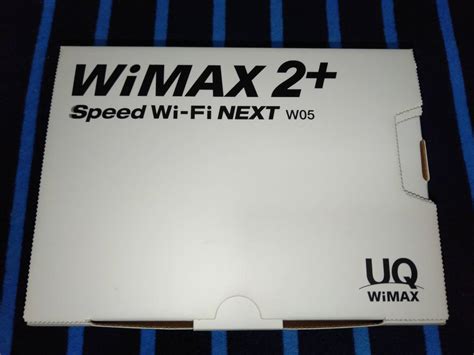 Yahoo オークション UQ WiMAX 2 Speed WiFi NEXT W05 ホワイト モバ