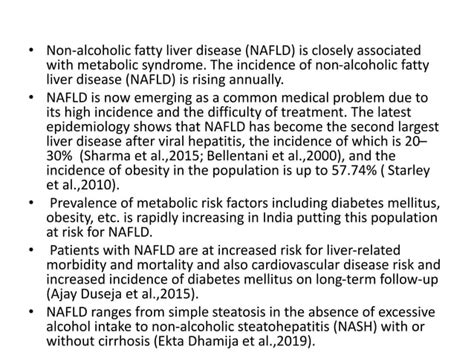 Non Alcoholic Fatty Liver Disease Ppt