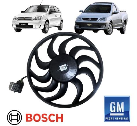 Ventoinha Montana Novo Corsa C Ar Original Gm Gm Bosch