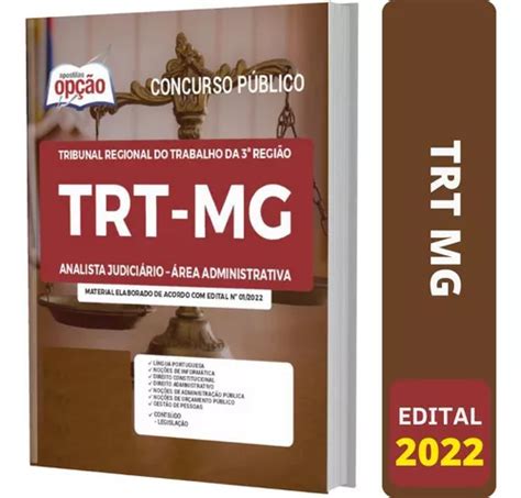 Apostila Trt Mg Analista Rea Administrativa Mercadolivre