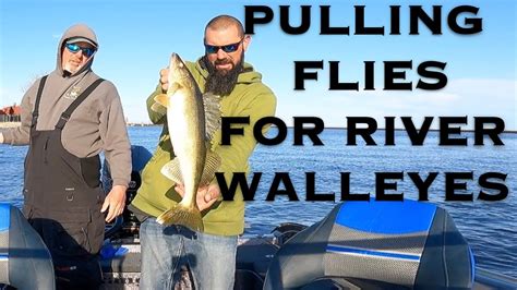 PULLING FLIES FOR RIVER WALLEYES YouTube