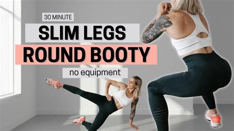 30 Min Toned Legs And Round Booty Workout Beginners Friendly No