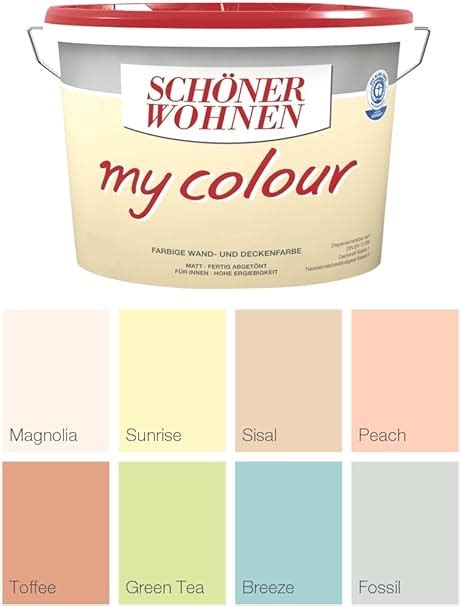 Sch Ner Wohnen Wandfarbe My Colour L Zarte Farben Fossil Matt