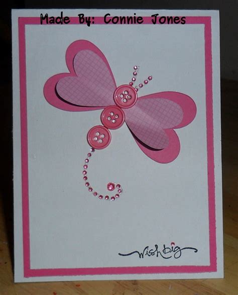 Vlinderkaart Met Knopen Paper Crafts Cards Birthday Card Craft