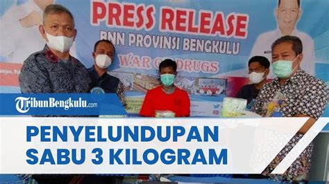 BNN Bengkulu Berhasil Gagalkan Penyelundupan 3 Kg Sabu Total Senilai