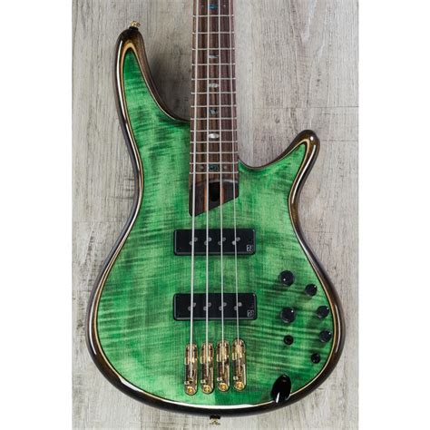 Ibanez Sr1400 Mlg Sr Premium Bass Mojito Lime Green Panga Panga Fretboard