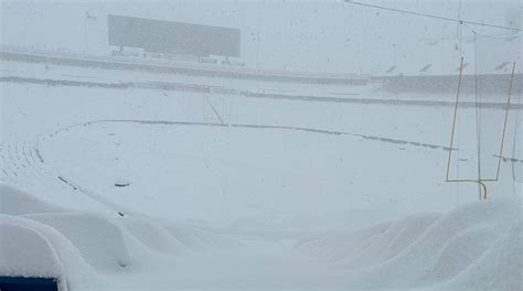 Bills stadium blanketed in snow as Buffalo prepares for game in Detroit against Browns | Fox News