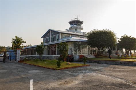 Pokhara airport Nepal editorial stock photo. Image of facade - 252893003