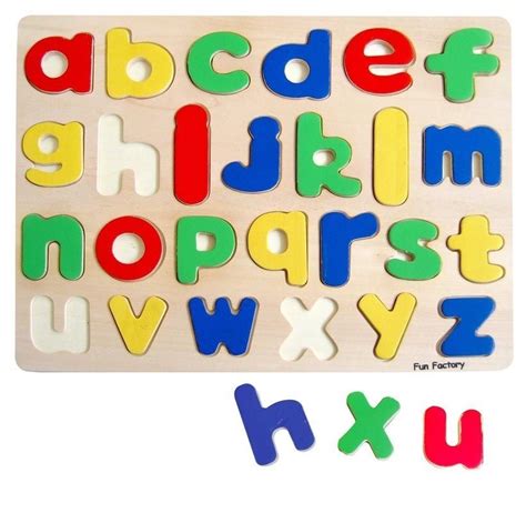 buy fun factory alphabet lowercase puzzle
