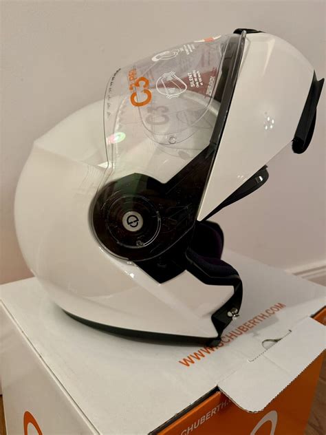 Schuberth C Pro Gloss White Size L Ebay