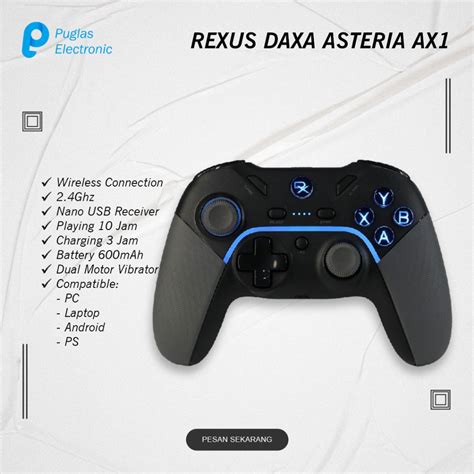 Jual Joystick Wireless Rexus Daxa Asteria Ax Stick Gaming Gamepad