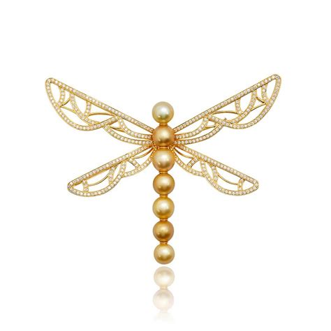 The Gold Dragonfly Brooch An Order Of Bling Ofb