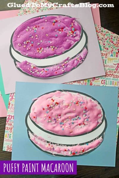 Puffy Paint Macaroon Cookie Craft Artofit