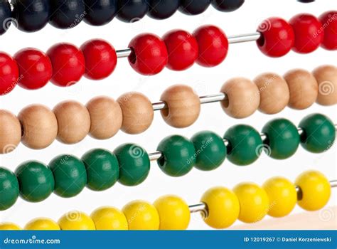 Colorful abacus beads stock image. Image of math, business - 12019267