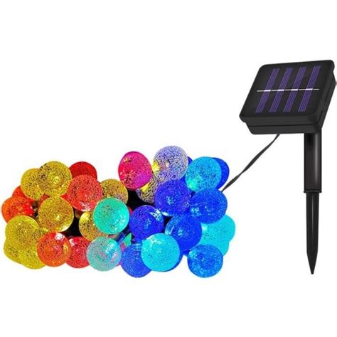 Guirlande Lumineuse Ext Rieure Led Solaire Ampoules M