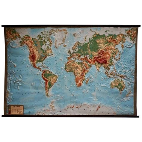 World Relief Map | World relief, Relief map, Map