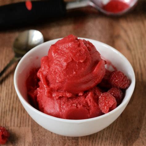 Raspberry Sorbet Recipe - Real Food Real Deals