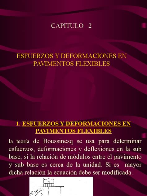 Pdf Cap Esfuerzos Y Deformaciones En Pavimentos Flexibles