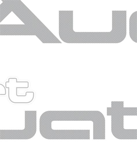 Zen Graphics Audi Ur Quattro Turbo Coupe Sport Swb Boot Lid Decals