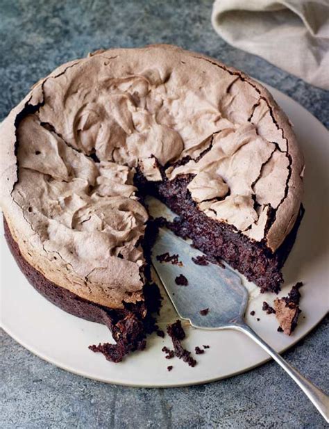 Double Baked Chocolate Meringue Brownie By Eric Lanlard Sainsbury`s Magazine