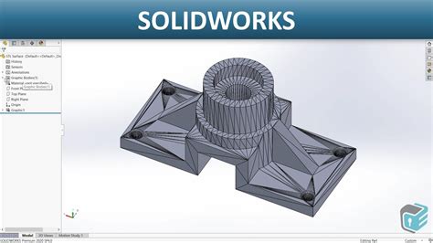 Solidworks Stl File Surface From Mesh Youtube