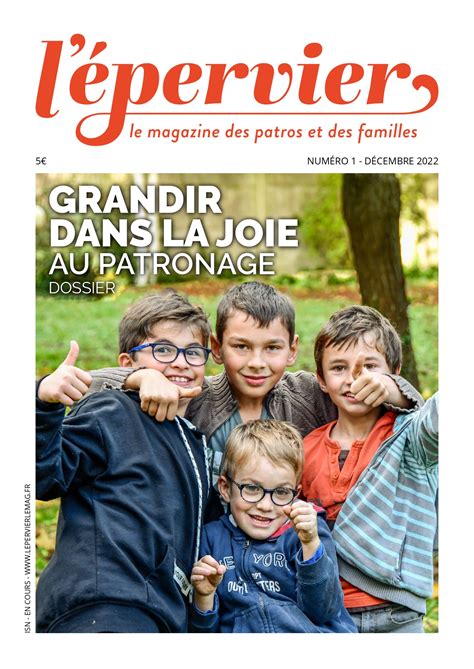 L Pervier Le Magazine Des Patros Et Des Familles Lire Ecrire