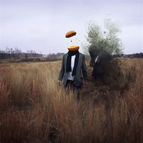 Mysterious Surreal Portraits Of Faceless Men