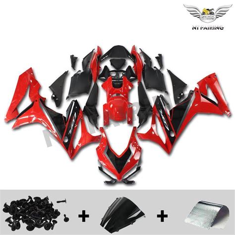 FU Injection Red Black Fairing For Honda CBR650R 2021 2022 ABS Bodywork