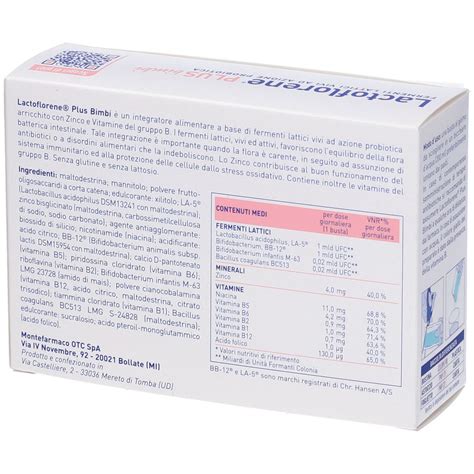 Lactoflorene PLUS Bimbi 12 G Redcare