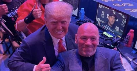 Donald Trump Treated To Front Row Seating At UFC 287, Dana White Boasts ...