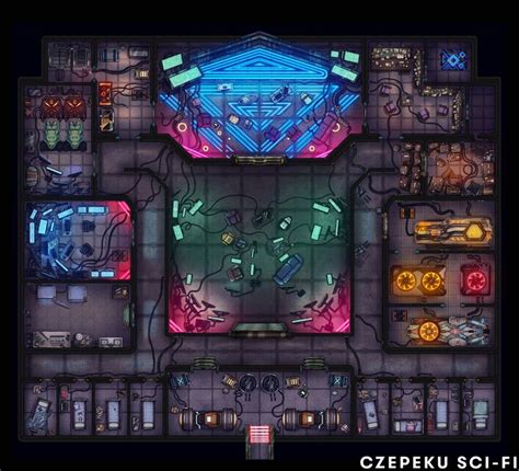 Hacker Base X Czepeku Sci Fi In Dnd World Map Sci Fi